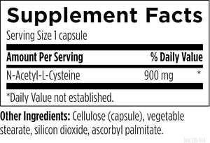 Designs for Health NAC - 900mg N-Acetyl-L-Cysteine Antioxidant Glutathione Precursor - Detox + Workout Recovery Support - Non-GMO + Gluten Free Supplement (120 Capsules)