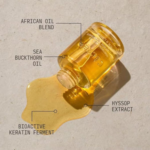 Nourishing Hair Oil - Hydrating &amp Strengthening Treatment for Dry Damaged or Curly Hair - Lightweight Non-Greasy Shine with Natural Oils - 100ml - Size: (1.7 oz / 50ml)