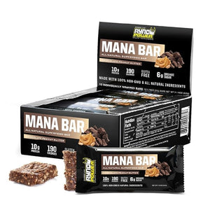 Ryno Power Mana Protein Bar Caddy (12 Servings) 'Chocolate Peanut Butter'
