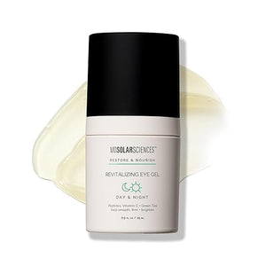 MDSolarSciences Revitalizing Eye Gel | Fine Line Treatment for Anti-Aging | Brightens &amp Reduces Dark Circles Puffiness &amp Wrinkles | Firming Eye Gel with Antioxidants and Hyaluronic Acid (0.5