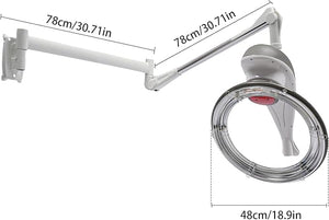 Wall Mount Hair Processing Machine 950W - 360¡Æ Rotating Heating System with Adjustable Arm 104-140¡ÆF &amp 60 Min Timer for Perming Coloring Treatment in Salon &amp Home Use (Grey)