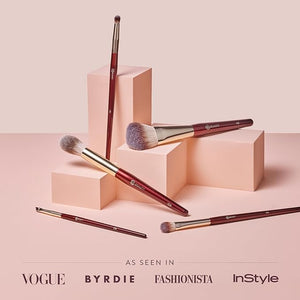 BK BEAUTY - PRECISION BRUSH COLLECTION (5PC) - Professional Makeup Brush Set for Bronzer Blush Contour Powder &amp Eye Makeup | Premium Face Brushes for Flawless Application