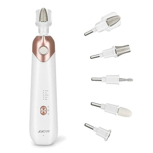 Rechargeable Manicure Pedicure SetElectric Nail File Cordless Nail Drill KitPortable 5 Speeds Foot &amp Hand Nail Care Tools for Calluses Thick Nails Nail Buffer Trim Grind