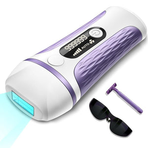 IPL Laser Hair Removal Device Permanent for Women &amp; Men, 999,999 Flashes Safe Effective Lasting Hair Remover, Alternative to Salon, for Face Arms Armpit Legs Bikini Area Whole Body Home Treatment