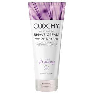 Coochy Shave Cream - Moisturizing Shave Lotion - Gentle Intimate Shaving Cream - For Bikini Area, Underarms, Legs &amp; More - Rash-Free, Hydrating Formula - Floral Haze, 12.5 oz
