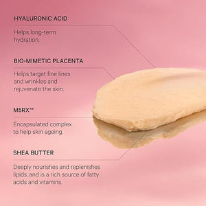 MZ SKIN Intensive Bio-Placenta Eye Cream 0.5 fl oz | Advanced Firming Eye Cream with Bio-Placenta &amp Multi-Layer Hyaluronic Acid | Lifts Hydrates &amp Brightens