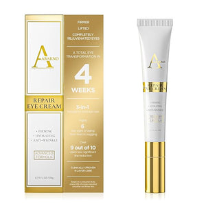 Retinol Eye Cream for Dark Circles and Puffiness ? Hydrating Eye Serum for Wrinkles and Fine Lines Anti-Aging Under eye Cream for Women 0.71 fl oz