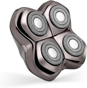 Skull Shaver Carver PRO 4 Head Replacement Blade - Shaver Blade for Wet &amp Dry Shaving - Rotary Heads Design - Japanese Stainless Steel - Compatible with Pitbull Palm &amp Butterfly Kiss Shavers