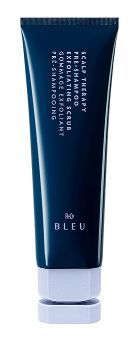 R+Co Bleu Scalp Therapy Pre-Shampoo Exfoliating Scrub ? Deep-Cleansing Scalp Treatment with Natural Sugar Crystals &amp AHAs for Healthy Hair Growth 4.2 oz