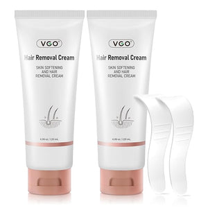 VGO 2 Pack Painless Hair Removal Cream for Women &amp Men Hair removal cream for body back &amp legs Depilatory Cream Suitable All Skin Types