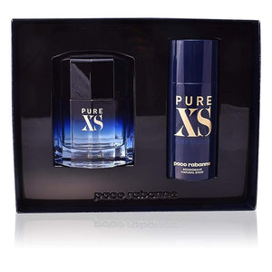 Paco Rabanne Pure XS 100ml Eau De Toilette Spray + 150ml Deodorant Spray GIFT SET