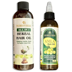 Herbal Oil Combo Amla Oil All in 1 Harbal Hair Oil Amla for Hair Hair Growth Gray Hair Hair Loss and Dandruff - 100% Natural and Handmade with Love - 4 Fl Oz each