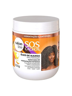 Linha Tratamento (SOS Cachos) Salon Line - Mascara De Hidratacao Intensa 500 Gr - (Salon Line Treatment (SOS Curls) Collection - Intensive Moisturizing Mask Net 17.63 Oz)