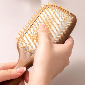 Women Hair Combs Massage Hairbrush Air Cushion Hair Combs Wood Hair Care Styling Tools