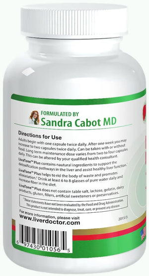 Plus Liver Detox Capsules Liver Cleanse and Detox Pills with Milk Thistle and Antioxidants (240 Count)