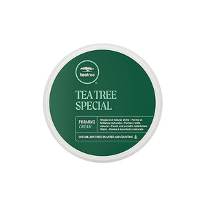 Tea Tree Forming Cream Flexible Hold Natural Shine Finish For All Hair Types Especially Medium to Coarse 3 oz