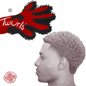 Twurls Glove Twurls Hair Glove for Men and Women. It¡¯s Ambidextrous (Left or Right Handed), Machine Washable for extended use works well for Curling, Twisting &amp; Dread Locking Natural Hair.