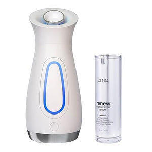 PMD SilkSteam Pro - Spa-Grade Facial Steamer with SilkSteam Technology - Rapid Start-Up - Adjustable, Directional Nozzle - Essential Oil Filters - Dewy, Hydrated Glow