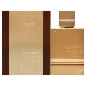 Haramain Al Amber Oud Gold Edition for Unisex - Arabian Perfume for Women &amp Men - Long Lasting Fragrance with Bergamot Jasmine Patchouli Musk Vanilla Notes - Arabic Eau de Parfum Spray - 3.33