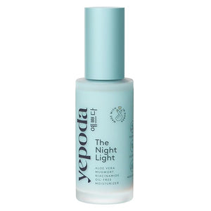Yepoda The Night Light Oil-Free Soothing &amp Clarifying Night Moisturizer with Aloe Vera Mugwort &amp Niacinamide Hydrating Vegan Korean Facial Moisturizer for All Skin Types 1.69 FL. OZ. (50 m
