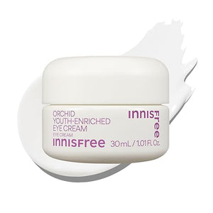 innisfree Orchid Youth-Enriched Eye Cream Korean Firming Eye Treatment to Smooth Fine Lines