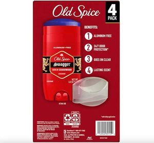Old Spice Swagger Deodorant Aluminum Free 3 oz 4-pack