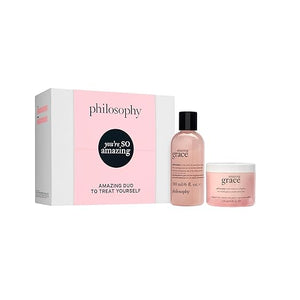 philosophy you're so amazing gift set - 2-pc. amazing grace hydrating shower gel (6oz) &amp whipped body cr?me (4oz) - moisturizing bath &amp body duo for women