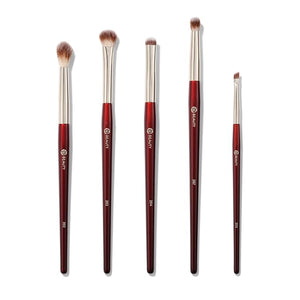 BK BEAUTY - BRUSH SET FOR HOODED OR SMALLER EYES (5PC) - Eyeshadow Brush Set for Blending Smudging &amp Defining Eyeshadow and Eyeliner | Premium Eye Makeup Brushes for Precise Application
