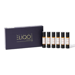 Men¡¯s Edition Perfume Oil Set ? 6 Signature Scents in Dual-Ended 10mL Bottles ? Oil-Based Alcohol-Free Long-Lasting Fragrance with Rollerball &amp Pour Sides