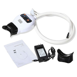 Mobile Teeth Whitening Lamp 3 Mode Light Blue Red Purple Light Lamp Bleaching Accelerator Fixing on Table