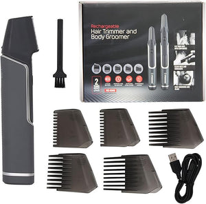 Multifunction Trimmer Titanium Trimming Tool-Electric Hair Body Shaver and Groomer Body and Face Trimmer Home Haircut with Comb Attachments Beard Trimmer