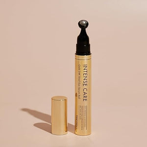TONYMOLY Intense Care 24K Gold Snail Eye Serum 20ml ? Anti-Aging Eye Treatment with Snail Mucin, Hyaluronic Acid &amp; Peptides for Dark Circles, Puffiness, Fine Lines &amp; Firming ? 360¡Æ Roller Appl