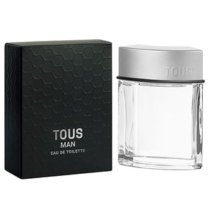 TOUS Eau De Toilette For Men Elegant Fruity Woody Perfume for Man with Notes of Sage White Musk Cedarwood and Sandalwood. Long-Lasting Fragrance for Daily Wear 3.4 Fl Oz