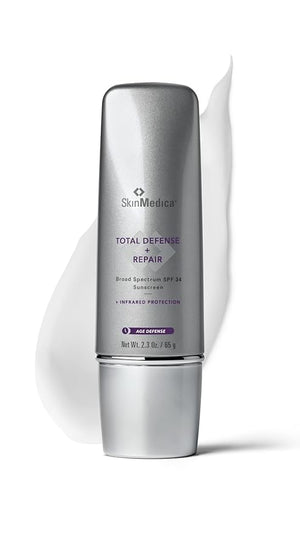 SkinMedica Total Defense + Repair SPF 34 Sunscreen for Face. This Lightweight Facial Sunscreen is Ideal for Oily and/or Combination Skin 2.3 Oz