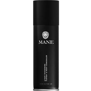 MANE Hair Thickening Spray &amp Root Touch Up Instantly Thicker Hair for Men &amp Women Fill in Hairlines and Hide Thinning and Fine Patches - Jet Black 12 Colors (6.76 oz)