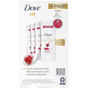 Dove Advanced Care Antiperspirant 2.6 Ounce (Pack of 4)