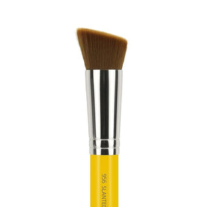 Bdellium Tools Professional Makeup Brush - Studio Series 956 Slanted Precision Kabuki - With Soft Synthetic Fibers For Perfect Complexion (Yellow 1pc)