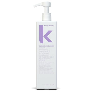 KEVIN.MURPHY BLONDE.ANGEL.WASH - Blonde Shampoo - Purple Shampoo for Blonde &amp; Grey Hair - Colour Enhancement Hair Care - Colour Safe - Paraben &amp; Sulphate Free - 1000 mL / 33.8 fl oz