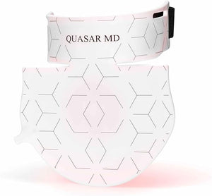 Neck &amp; D?collet? Firming Beauty Device ? LED Light Therapy Skin Tone and Texture Enhancement, 630nm and 830nm Dual Wavelengths Emission LED Device, Liquid Silicone