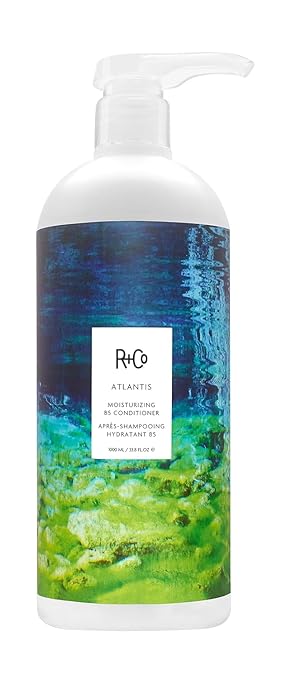 R+Co Atlantis Moisturizing B5 Conditioner | Hydrating &amp Nourishing Conditioner for Dry Damaged Hair | Restores Moisture Softens &amp Adds Shine | Vegan Sulfate-Free &amp Color-Safe