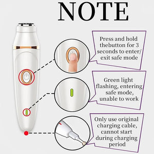 Pluxy Epil Pro 3.0 Women Face Epilator7-in-1 Painless Body Shaver and Facial Epilator Pluxy Hair Removal for FaceRechargeable Hair Removal kit for Facial Legs Bikini Armpit