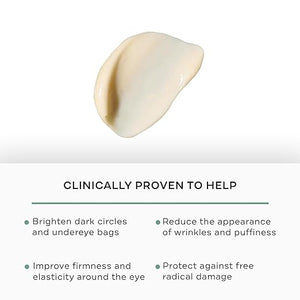 Replenix Brightening Eye Cream Medical-Grade Hydrating Under Eye Treatment for Dark Circles &amp Puffiness with Hyaluronic Acid (0.5 oz)