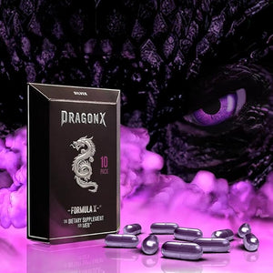 DRAGONX Silver Male Supplement for Stamina, Strength, Energy, Endurance and Drive. Fast Acting, Long Lasting Formula | 10 Capsules