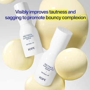 IOPE Retinol Super Bounce Serum | Korean Retinoid Eye Treatment for Anti-Aging Beginner Friendly Reduction in Fine Lines &amp Wrinkles Firming and Rejuvenating Daily Glow Routine 1.69 Fl Oz. (50