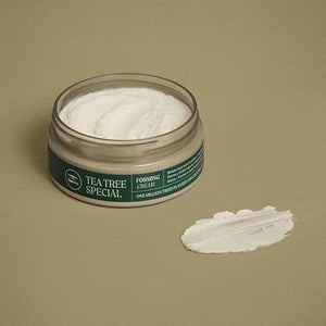 Tea Tree Forming Cream Flexible Hold Natural Shine Finish For All Hair Types Especially Medium to Coarse 3 oz