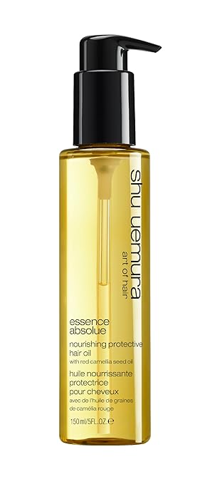 shu uemura art of hair Essence Absolue Nourishing Protective Hair Oil - Lightweight Multi-Benefit Hydrates Adds Shine and Reduces Frizz with Heat Protection With Japanese Camellia Oil