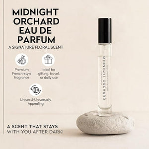 OCTAVIA MORGAN Midnight Orchard Eau De Parfum- Travel Perfume with Lush Peach Golden Apricot &amp Smooth Sandalwood for a Fruity-Woody Signature - Graceful Fragrance Designed to Captivate All Day -