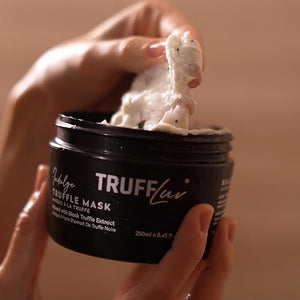 TruffLuv Indulge Collection Truffle Mask - Hydrating Strengthening Hair Mask Anti-Aging Enhances Shine 8.45 Fl Oz | Infused with Black Truffle Extract Paraben Free Sulfate Free