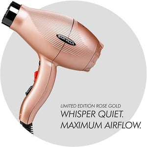 Sam Villa Lightweight &amp Quiet Ionic Professional Hair Dryer With Variable Speed &amp Temperature