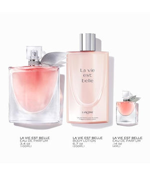 Lanc?me La Vie Est Belle Holiday Gift Set - Full-Size La Vie Est Belle Eau De Parfum 3.4 fl. Oz Body Lotion 6.7 fl. Oz &amp Mini size 0.14 fl. oz. - Limited Edition Gift Set for Women